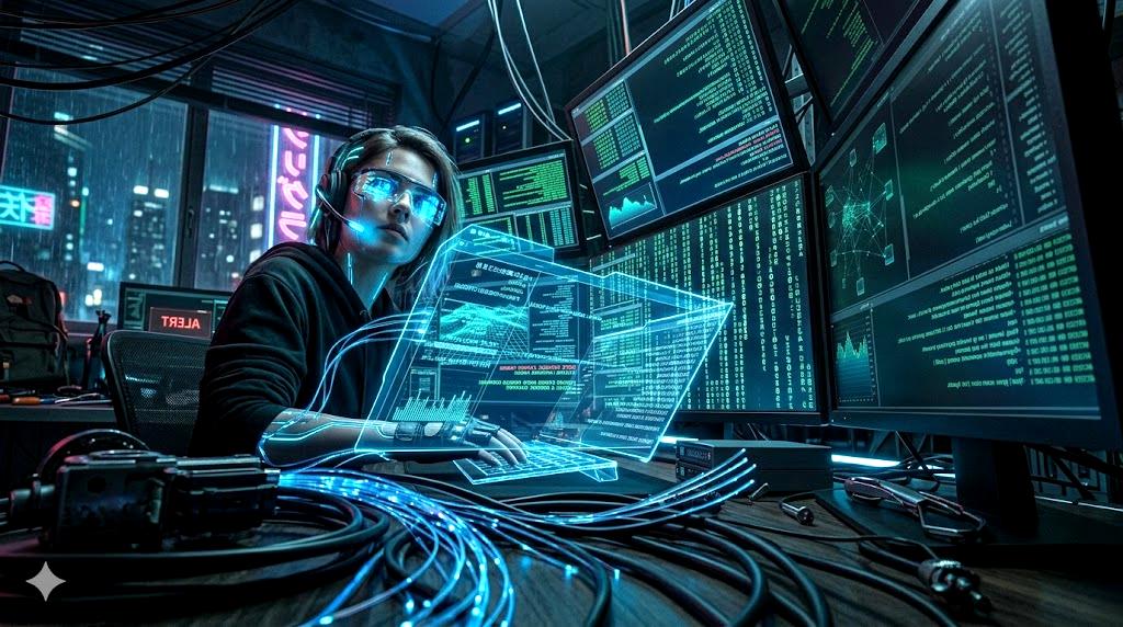 Pythonのスクリプト言語としての特徴と自動化処理の流れを示す図