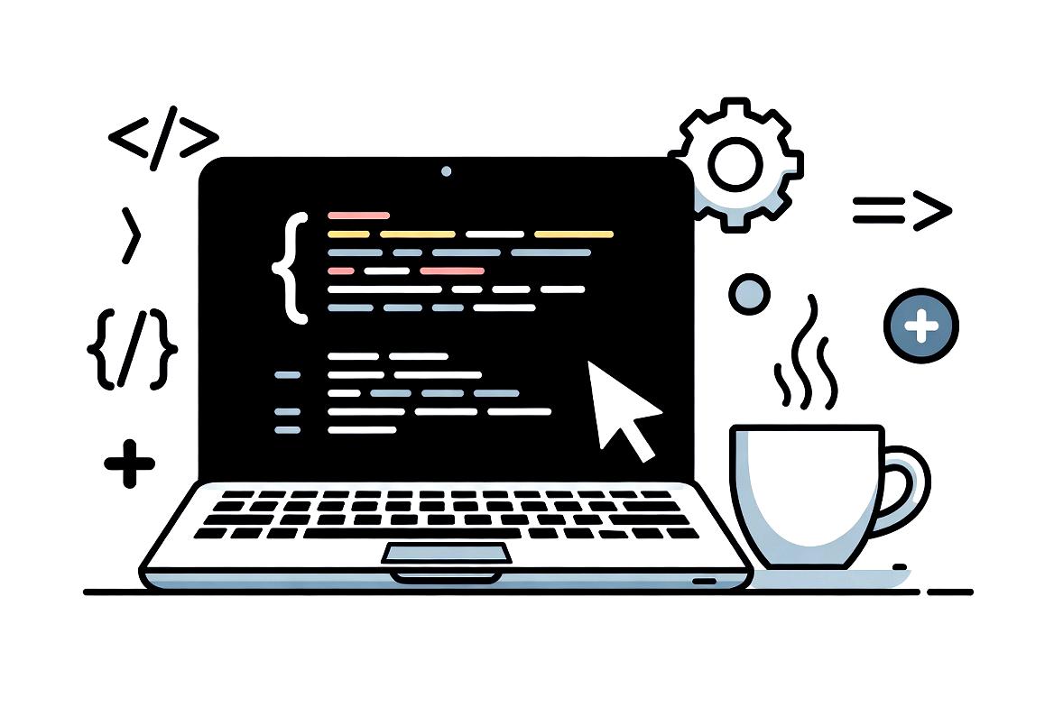 RubyとPythonの選定を行う前にプロジェクト要件を整理しているイメージ