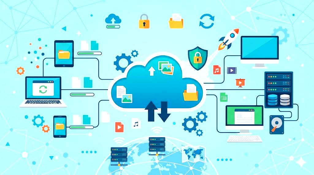 AWS Lambdaとクラウドサービスでバッチ処理を自動実行する構成イメージ