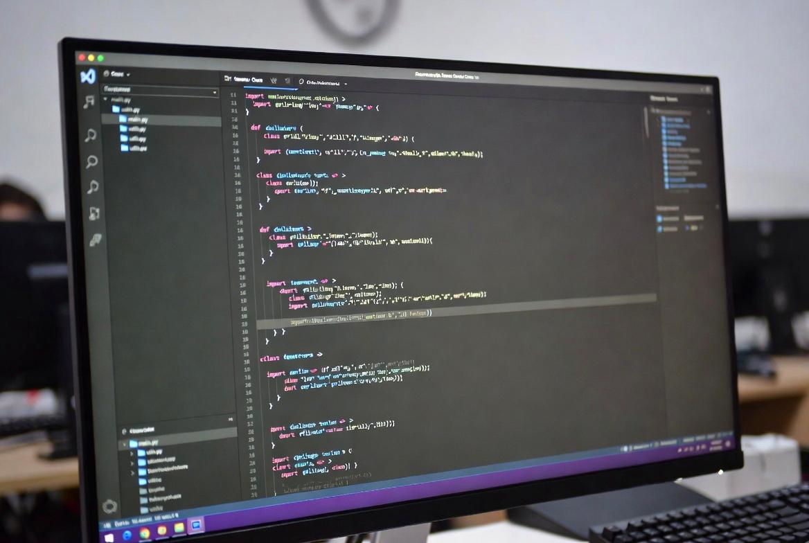 ダークテーマの利点を総括する抽象的なイメージ