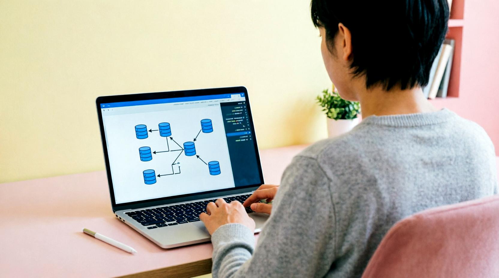 UUIDと連番IDの違いを比較する設計構造のイメージ
