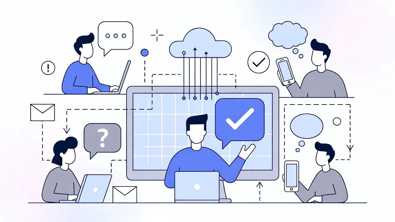 高速なAPI通信とJSONレスポンスのイメージ