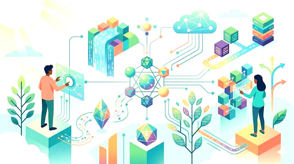 マネージドKubernetesサービスの役割とクラウド統合の概念図