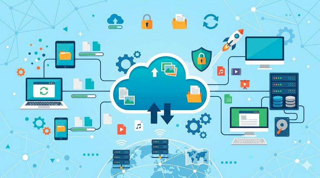 SSH接続とtmuxでリモート開発を行うサーバー管理イメージ