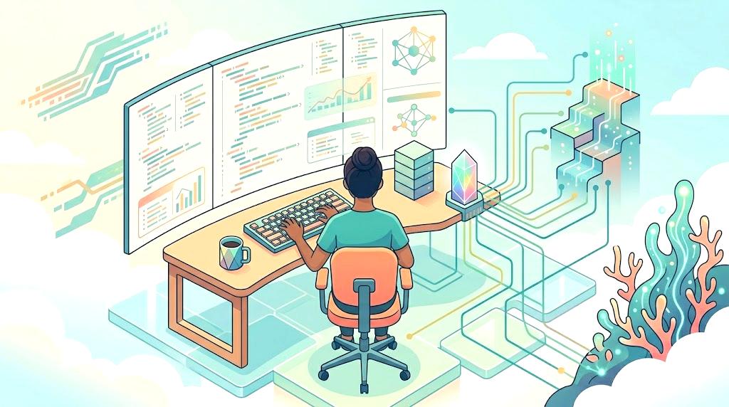 複数スレッドが同じバッファへアクセスする様子を示す図
