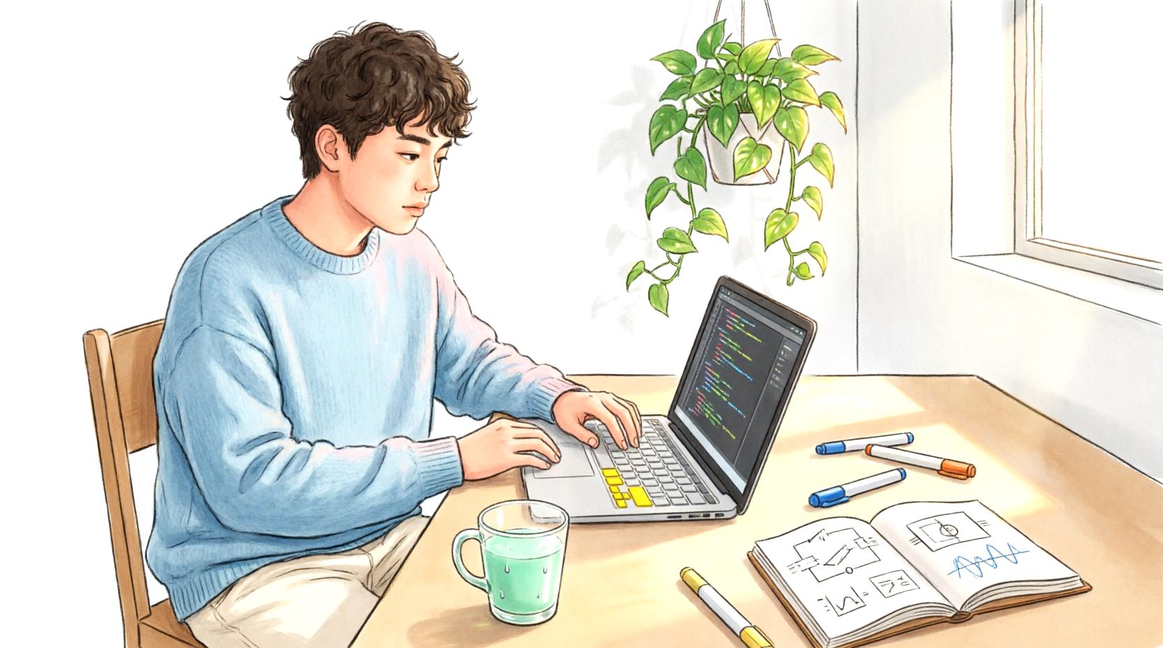 Rustの所有権とライフタイムを理解し、コンパイルエラーを克服する開発者のイメージ