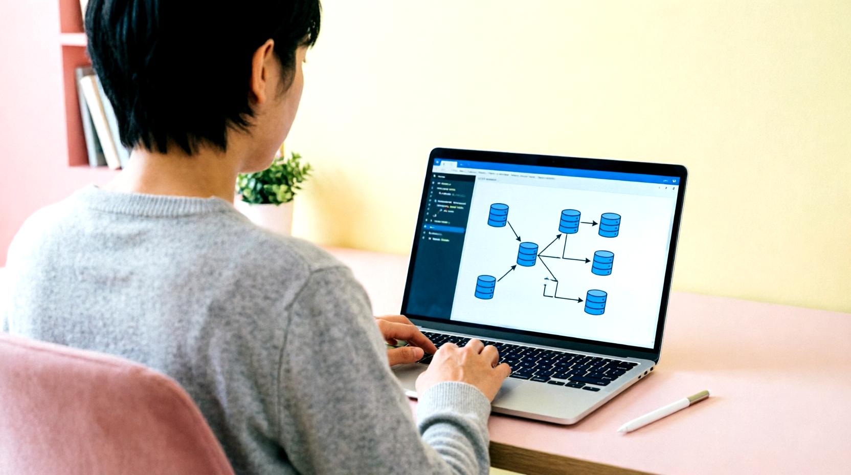 SQLiteで定期的に論理削除データを消去する手順図