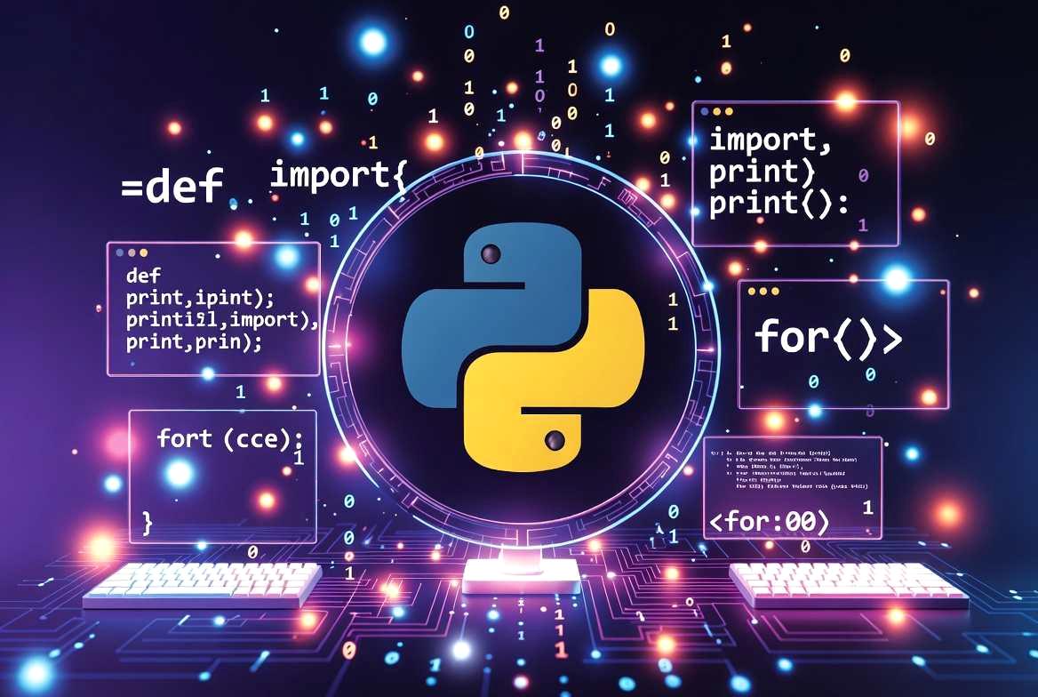Pythonデコレータで関数に追加機能を組み込む仕組みを示したイメージ