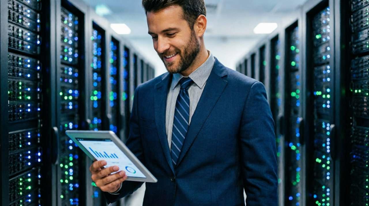 MySQLのデータベースサーバーが重くなり、パフォーマンスグラフが赤く表示されているイメージ