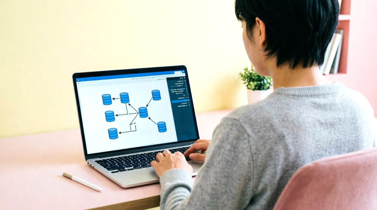 Haskellのロゴと巨大なメモリスタックが積み上がる抽象図