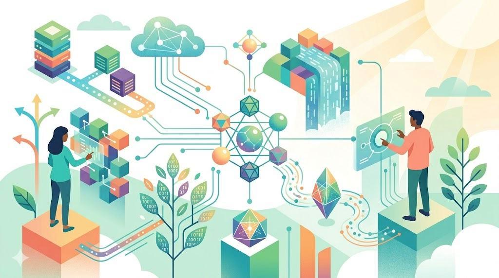 リスク評価表と交渉のハンマーが描かれたKotlin案件交渉支援イメージ