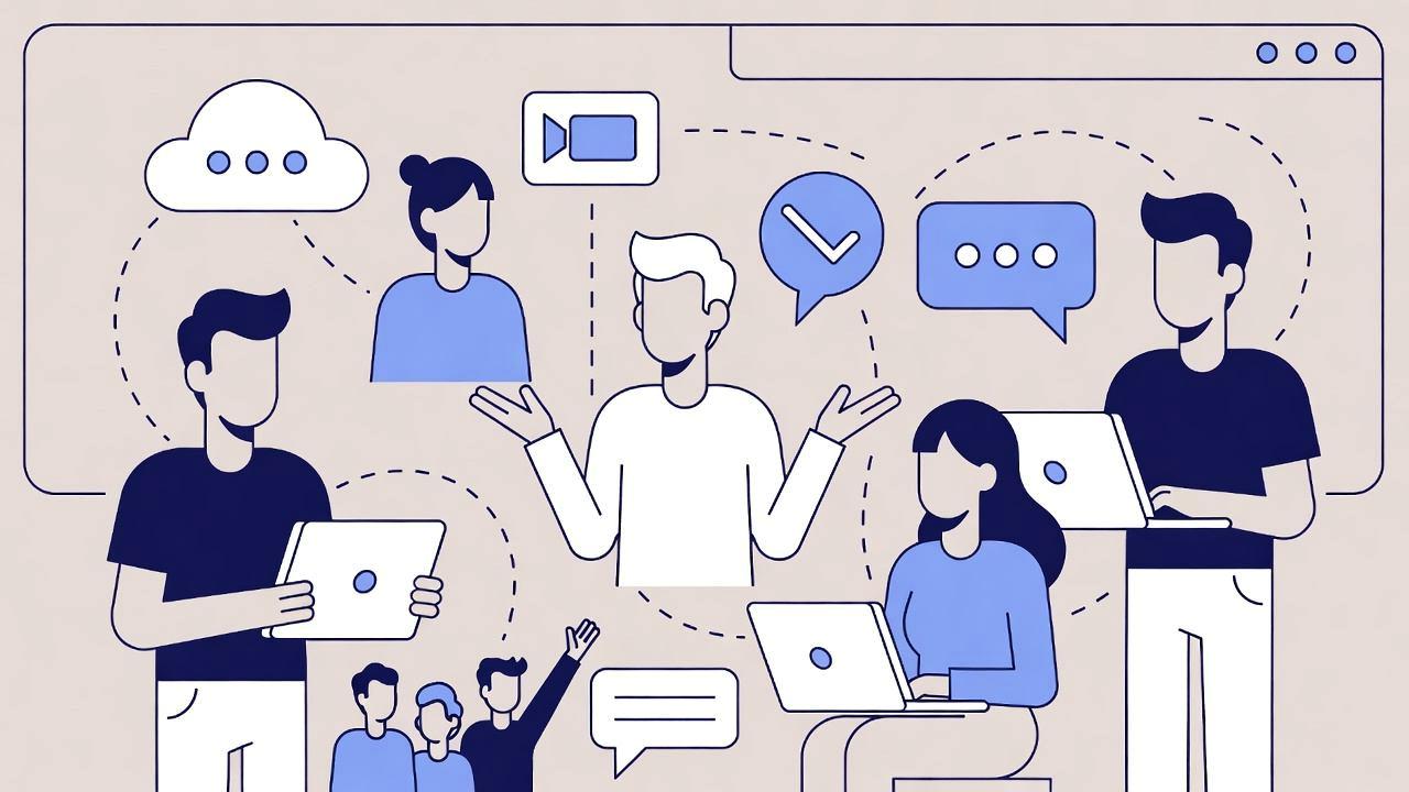 クラウド上の監視ダッシュボードにログが集約されるイメージ