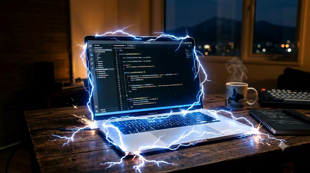 Railsアプリケーションの開発フローを示すダイアグラム