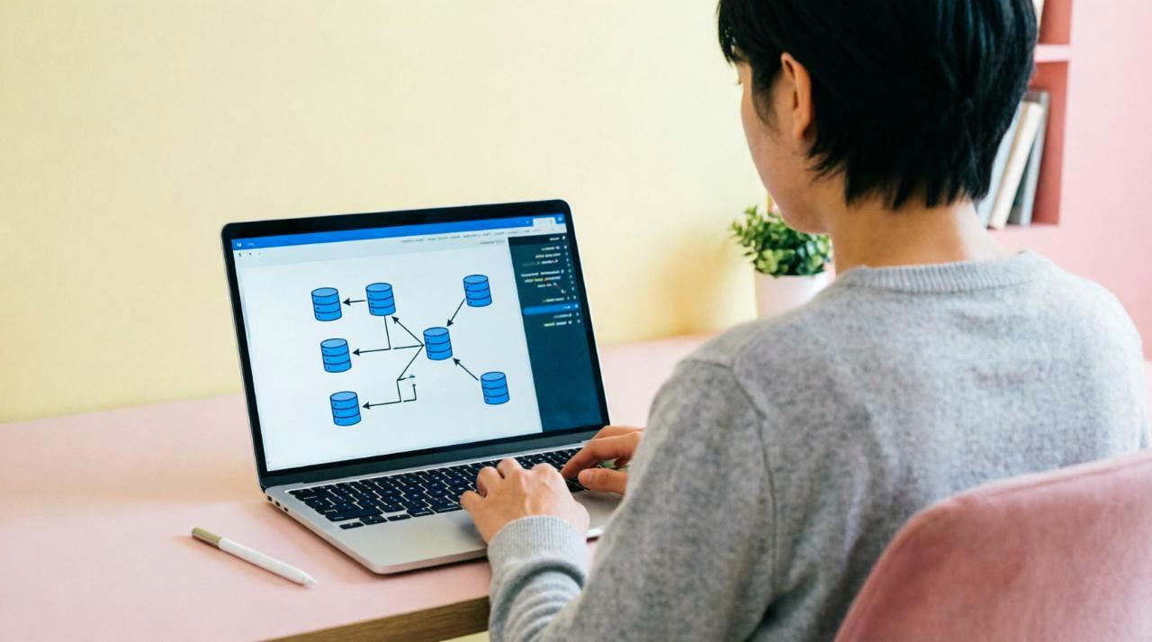 MongoDBとRedisのロゴを中央に配置し、データベース選択の指針を矢印で示した記事アイキャッチ