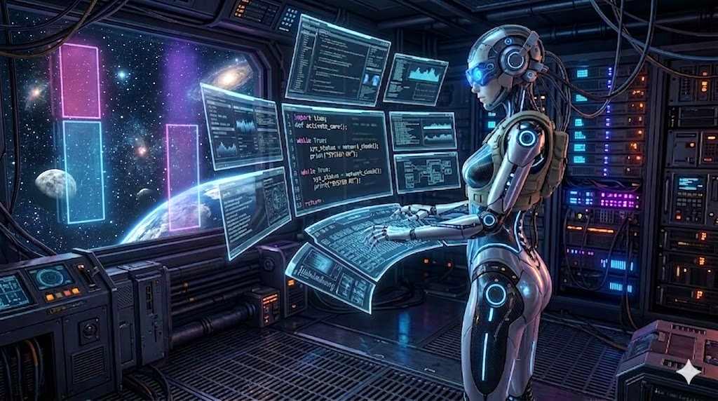 KotlinとLuaを比較しながらプログラミング言語を選ぶ様子を表すイメージ画像