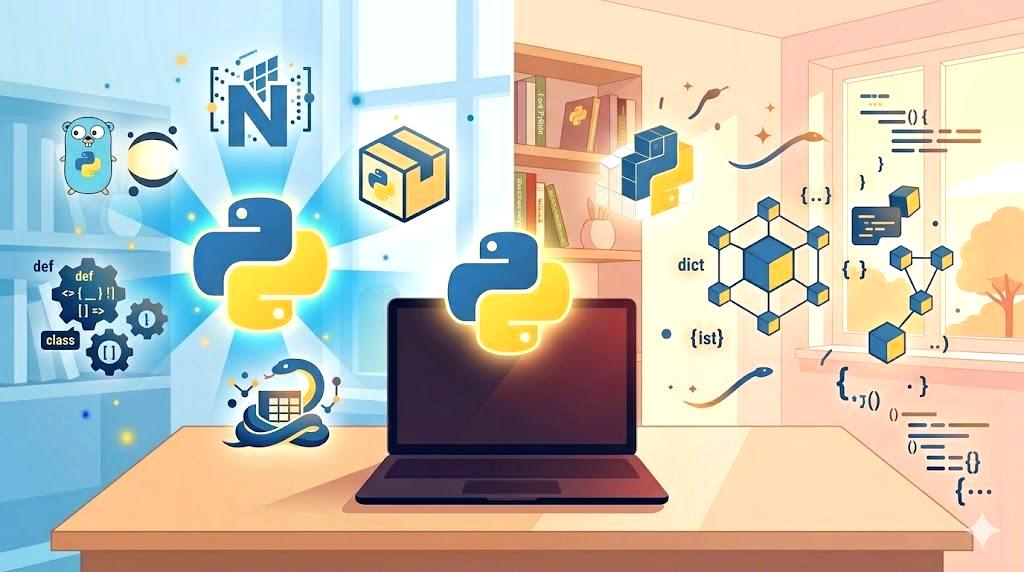 mypyとPyrightのロゴが並び、それぞれの設定ファイルのスニペットが表示されている画面
