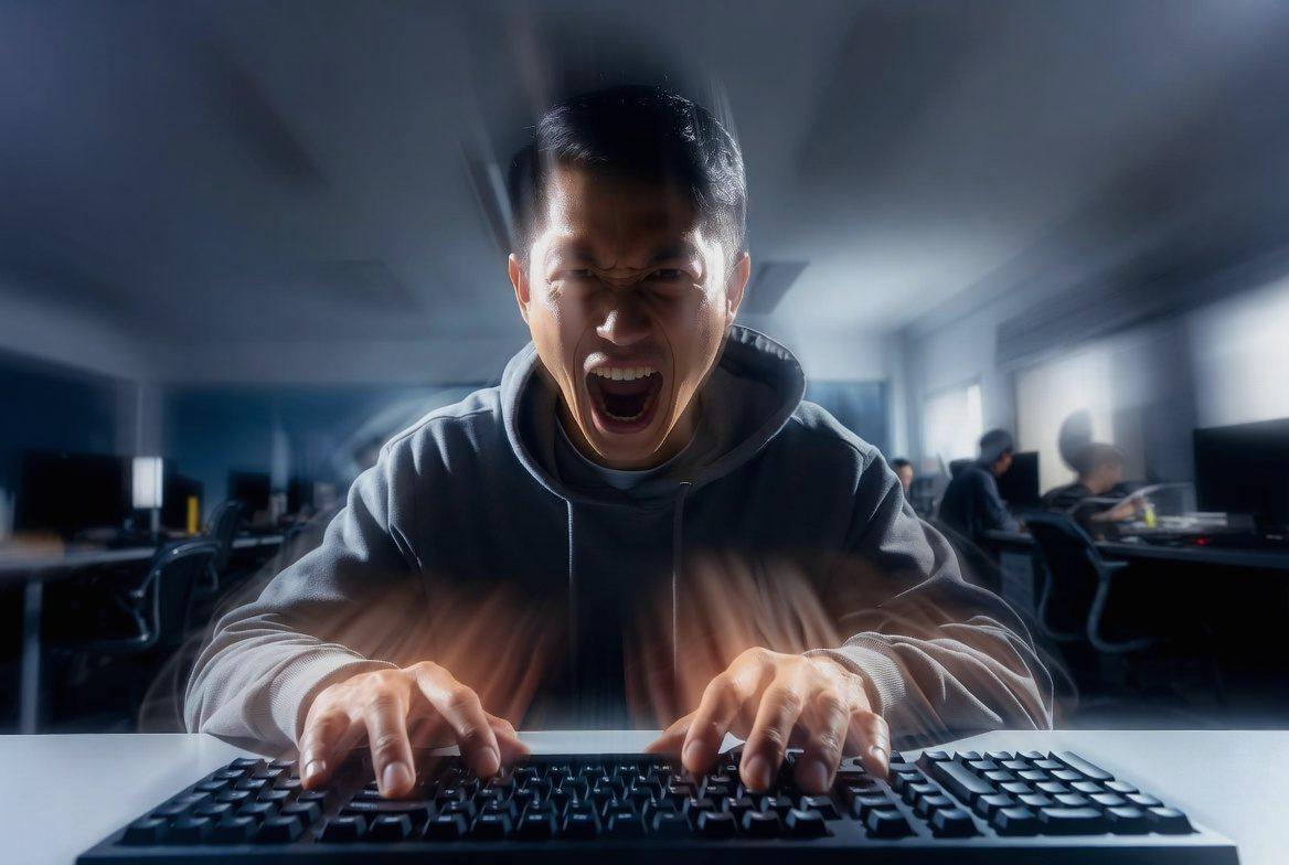 デフォルト状態のScreenでスクロールやコピーに苦戦するユーザーの操作ログ画面