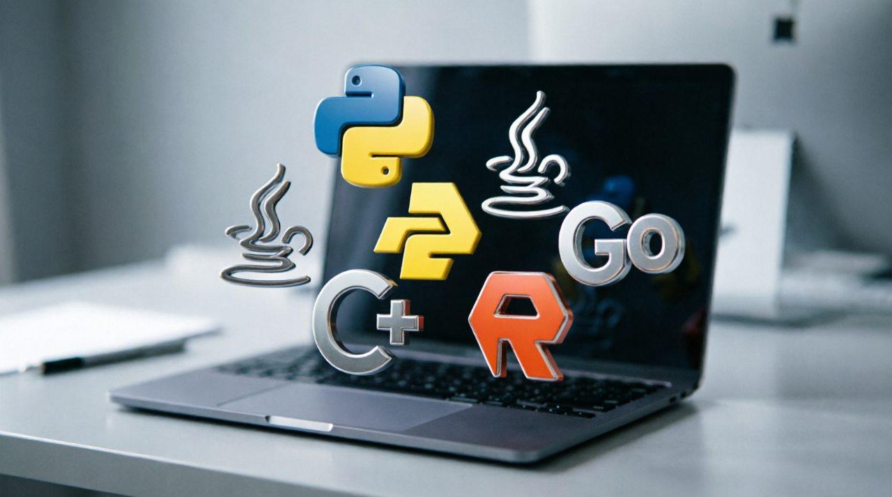 C++とC#の市場価値を比較するグラフ。業界別の需要と求人トレンドを示しています。