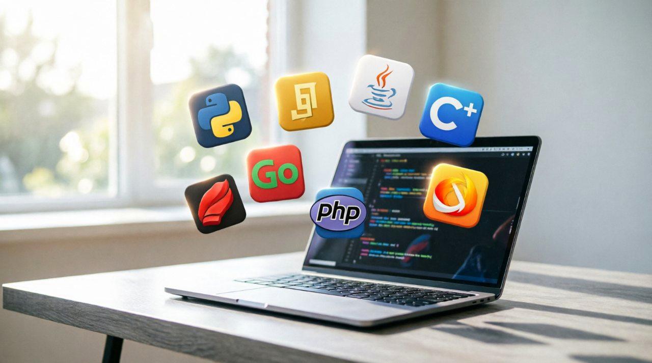 PostgreSQLのロゴを中心に、Webアプリケーションの各レイヤーが連携するモダンな開発環境のイメージ