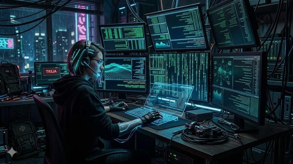 Haskellのロゴとデータ分析のグラフが融合した関数型プログラミングのイメージ