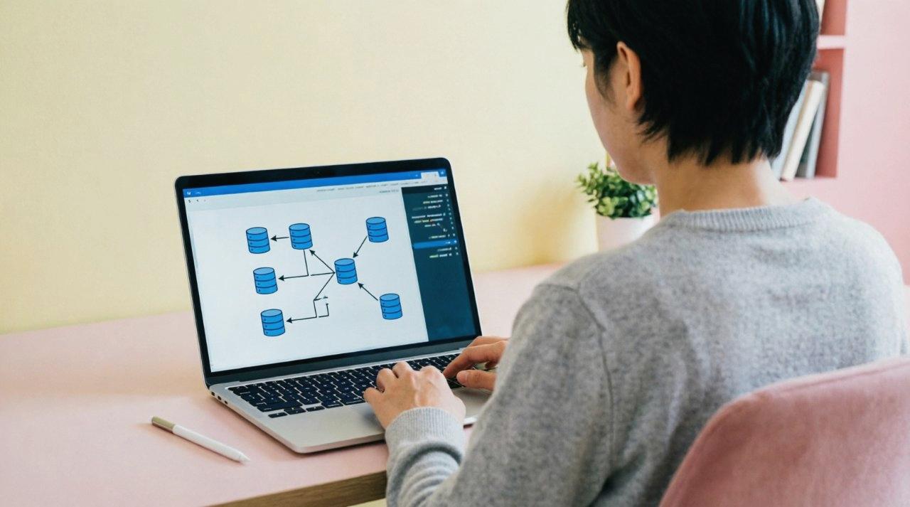 Django ORMと複雑なSQLクエリを分離する保守性の高い設計イメージ
