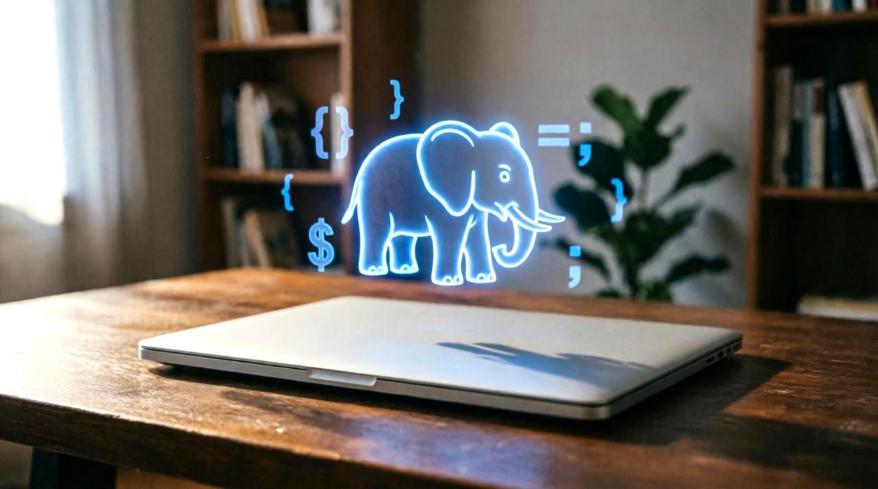 Laravelの情報量や拡張性の強みを示す開発イメージ
