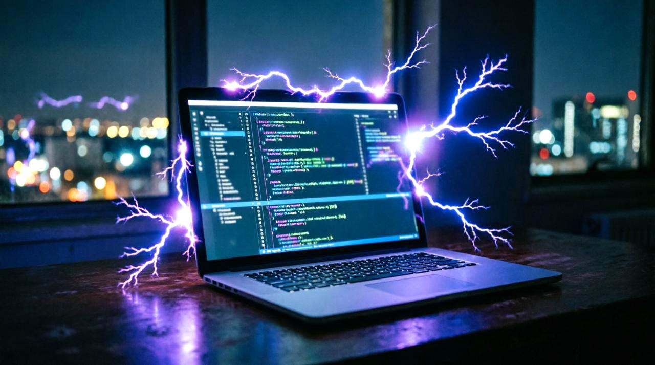 iOSデバイス上でCore MLフレームワークが動作している概念図