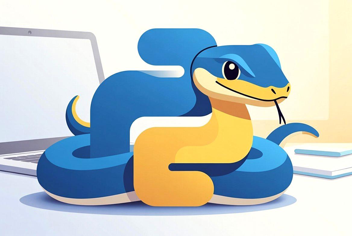 PythonのコードとAIのニューラルネットワーク図、学習ロードマップを重ねたアイキャッチ画像