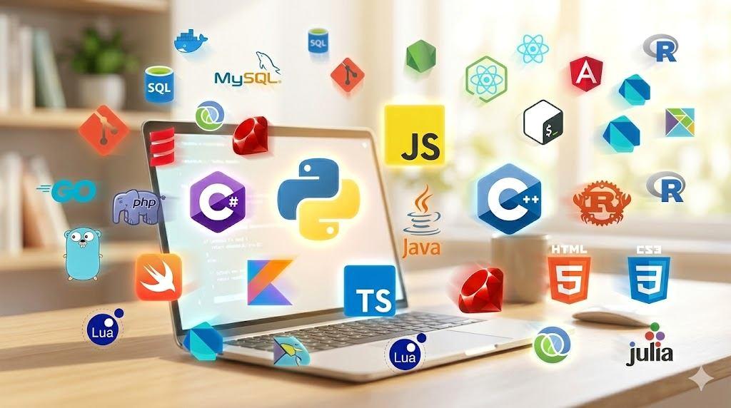 GitHub以外の複数のコードホスティングサービスが並ぶ、選択肢の多様性を表現したイメージ