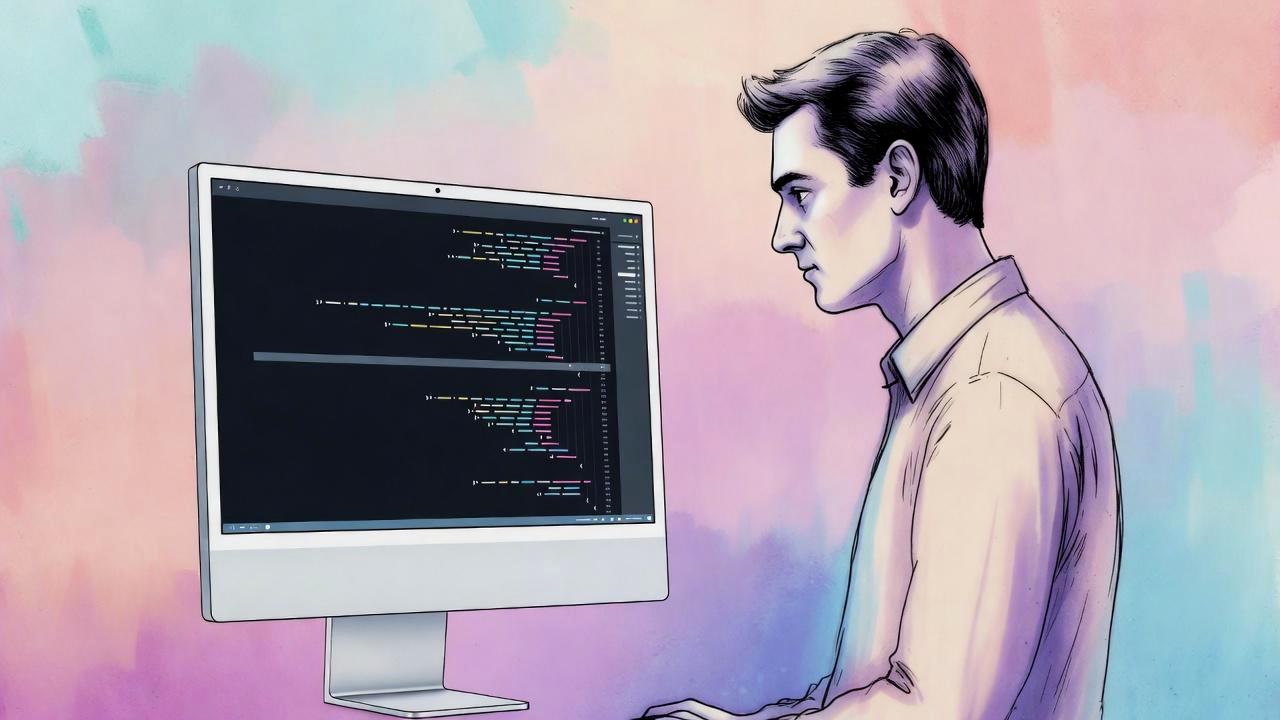 保守性の高いクリーンなコードと複雑なレガシーコードの対比イメージ